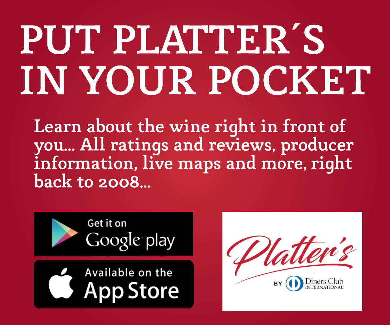 Get the Platter's app